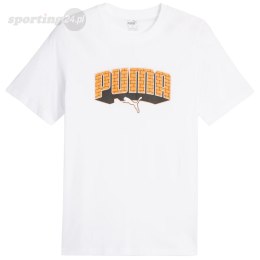 Koszulka męska Puma Graphics Hip Hop Tee biała 677189 02 Puma