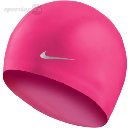 Czepek pływacki Nike Os Solid Junior 8-14 lat różowy TESS0106-672 Nike