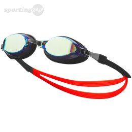 Okulary pływackie Nike Os Chrome Mirrored czarno-czerwone NESSD125-710 Nike