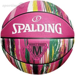 Piłka do koszykówki Spalding Marble różowa 84402Z Spalding