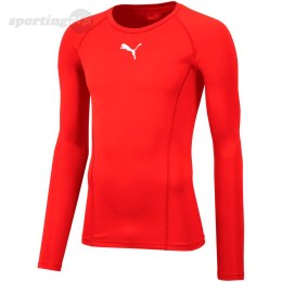 Koszulka męska Puma Liga Baselayer Tee LS czerwona 655920 01 Puma