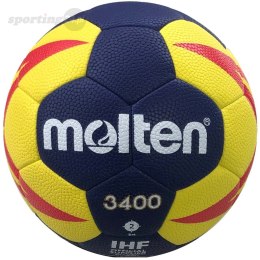 Piłka ręczna Molten H2X3400 NR granatowo-żółto-czerwona Molten