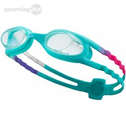 Okulary pływackie Nike Os Easy-Fit Junior miętowe NESSB166-339 Nike