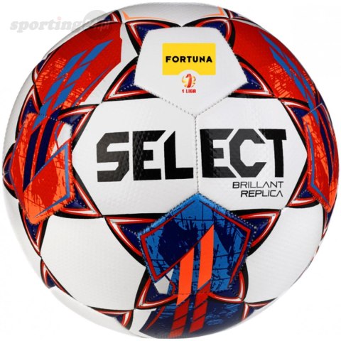 Piłka nożna Select Brillant Replica vs23 biało-czerwono-niebieska 18183 Select