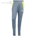 Spodnie męskie adidas Tiro 24 szaro-limonkowe IV6945 Adidas teamwear