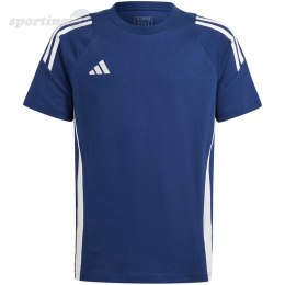 Koszulka dla dzieci adidas Tiro 24 Sweat Tee granatowa IR9357 Adidas teamwear