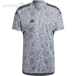 Koszulka męska Condivo 22 Goalkeeper Jersey Short Sleeve szara HB1622 Adidas teamwear