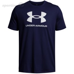 Koszulka męska Under Armour Sportstyle Logo granatowa 1382911 408 Under Armour