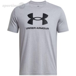 Koszulka męska Under Armour Sportstyle Logo szara 1382911 035 Under Armour