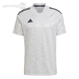 Koszulka męska adidas Condivo 21 Jersey Primeblue biała GJ6791 Adidas teamwear