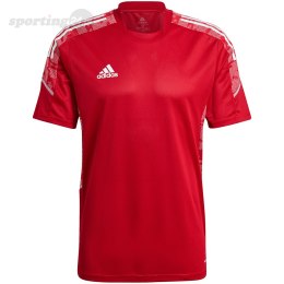 Koszulka męska adidas Condivo 21 Training Jersey Primeblue czerwona GH7166 Adidas teamwear