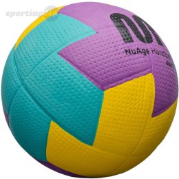 Piłka ręczna Meteor Nuage Junior 1 fioletowo-błękitno-żółta 16691 Meteor