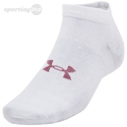 Skarpety Under Armour Essential Low 3 pary białe 1382958 100 Under Armour