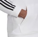 Bluza męska adidas Essentials Fleece 3-Stripes Hoodie biała GU2522 Adidas