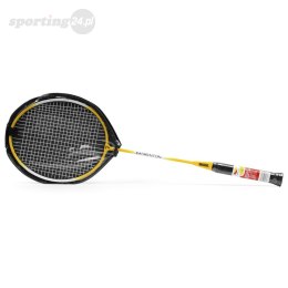 Rakieta do badmintona SMJ Teloon TL100 żółto-biała Smj