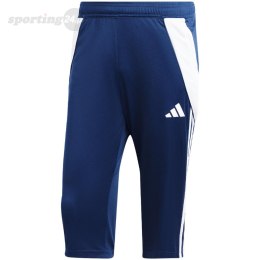 Spodnie męskie adidas Tiro 24 3/4 niebieskie IS1000 Adidas teamwear