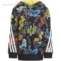 Bluza dla dzieci adidas Disney Mickey Mouse czarno-kolorowa HK4695 Adidas