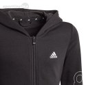 Bluza dla dzieci adidas Essentials Full-Zip Hoodie HD czarna GN4050 Adidas