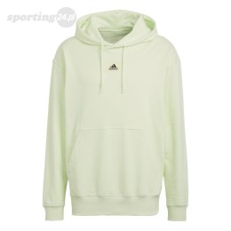 Bluza męska adidas Essentials FeelVivid Cotton Hoodie zielona HE4359 Adidas