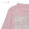 Dres dla dzieci adidas I Lin ft Jogger różowo-szary H65821 Adidas