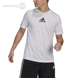 Koszulka męska adidas Primeblue Designed to Move biała GM2135 Adidas
