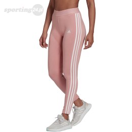 Legginsy damskie adidas Loungwear Essentials 3-Stripes różowe HD1828 Adidas