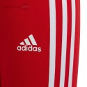 Legginsy dla dzieci adidas Essentials 3-Stripes czerwone HF1898 Adidas