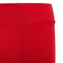 Legginsy dla dzieci adidas Essentials 3-Stripes czerwone HF1898 Adidas