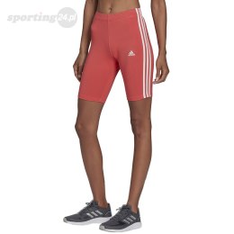 Spodenki damskie adidas Tight 3-Stripes Bike Shorts koralowe HF1862 Adidas