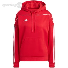 Bluza damska adidas Tiro 23 League Sweat Hoodie czerwona HS7234 Adidas