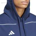 Bluza damska adidas Tiro 23 League Sweat Hoodie granatowo-biała HS3602 Adidas