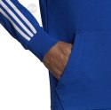 Bluza męska adidas Essentials 3-Stripes Hoodie niebieska HL2228 Adidas