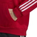 Bluza męska adidas Tiro 23 League Sweat Hoodie czerwono-biała HS3600 Adidas