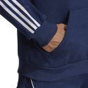 Bluza męska adidas Tiro 23 League Sweat Hoodie granatowo-biała HS3599 Adidas
