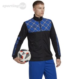 Bluza męska adidas Tiro Track czarno-niebieska HN5513 Adidas
