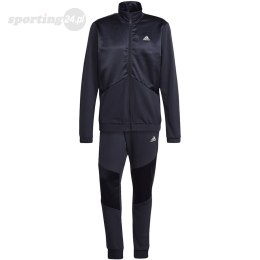 Dres męski adidas Satin French Terry Track Suit granatowy HI5396 Adidas