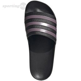 Klapki damskie adidas Adilette Aqua czarno-fioletowe GX4279 Adidas