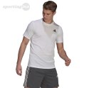 Koszulka męska adidas Aeroready Designed 2 Move Sport Tee biała GR0517 Adidas