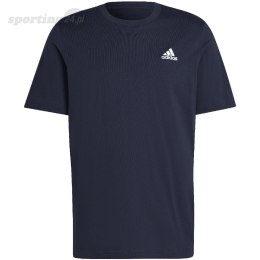 Koszulka męska adidas Essentials Jersey Embroidered Small Logo granatowa HY3404 Adidas