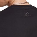 Koszulka męska adidas Essentials Single Jersey Big Logo czarno-biała IC9347 Adidas