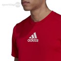 Koszulka męska adidas Primeblue Designed To Move Sport 3-Stripes Tee czerwona GM4318 Adidas