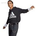 Bluza męska adidas Essentials French Terry Big Logo Hoodie czarna IC9363 Adidas