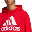 Bluza męska adidas Essentials French Terry Big Logo Hoodie czerwona IC9365 Adidas