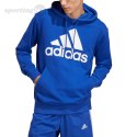 Bluza męska adidas Essentials French Terry Big Logo Hoodie niebieska IC9366 Adidas