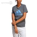 Koszulka damska adidas Loungewear Essentials Logo Tee szara IC0634 Adidas