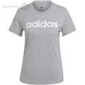 Koszulka damska adidas Loungwear Essentials Slim Logo szara HL2053 Adidas