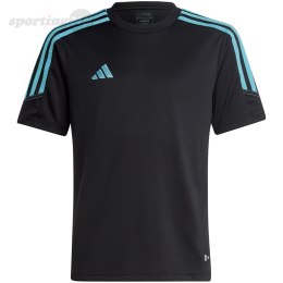 Koszulka dla dzieci adidas Tiro 23 Club Training Jersey czarno-niebieska IC1592 Adidas
