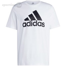 Koszulka męska adidas Essentials Single Jersey Big Logo Tee biała IC9349 Adidas