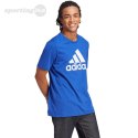Koszulka męska adidas Essentials Single Jersey Big Logo niebieska IC9351 Adidas