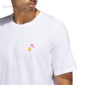 Koszulka męska adidas Lil Stripe Spring Break Graphic Short Sleeve Basketball Tee biała IC1868 Adidas